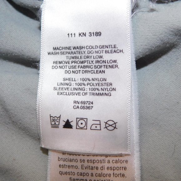 Columbia Boys 6M Orange Blue Hooded Fall Water Resistant Spring Jacket - Picture 7 of 7